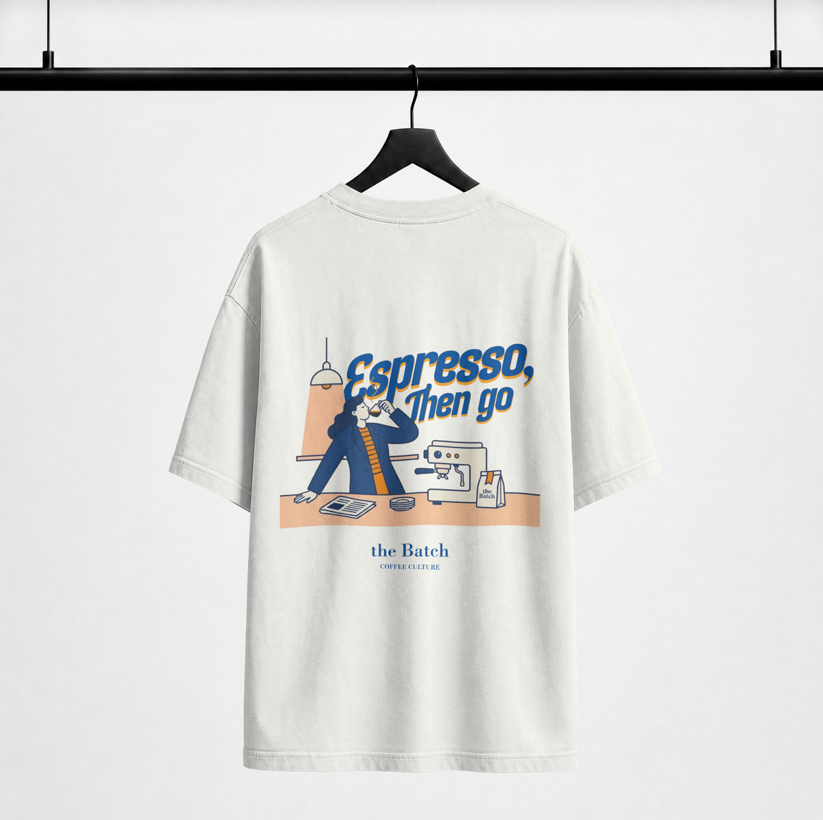 Heavyweight Oversized Tee - Espresso Then Go